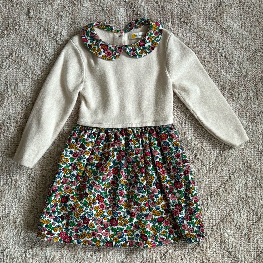 Baby Boden corduroy knit dress